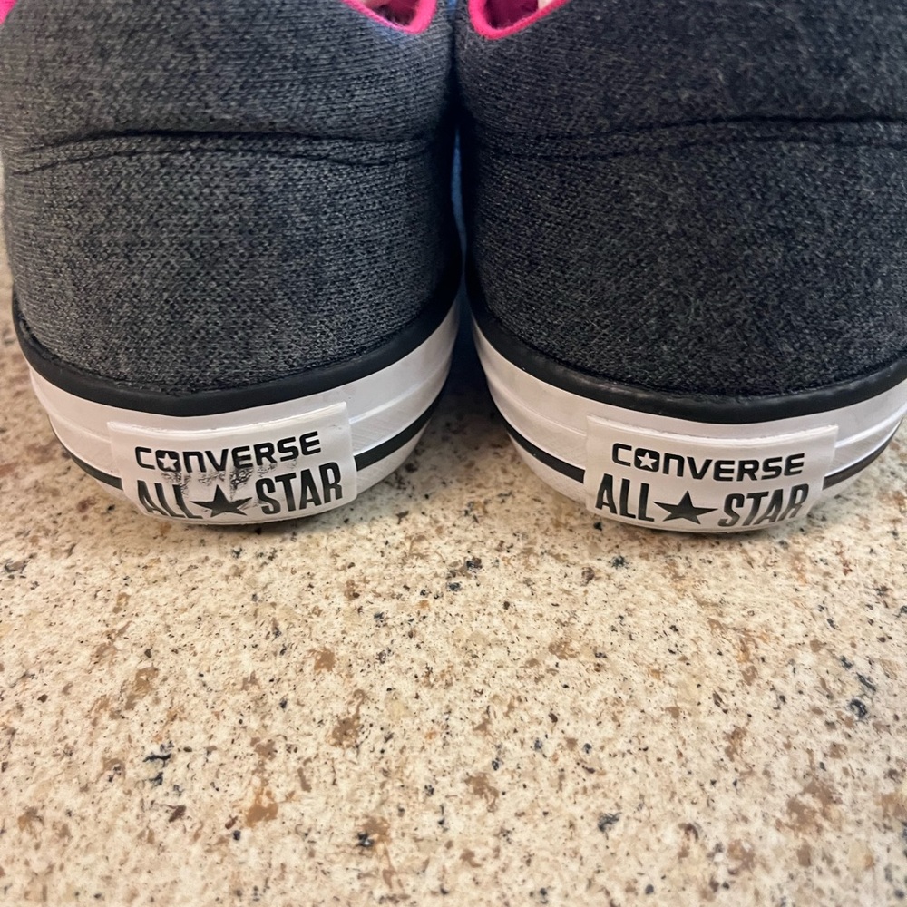 CONVERSE Madison Pink Grey White Pow Sneakers US 9 - Picture 4 of 5